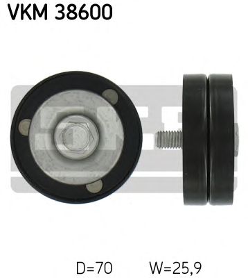 VKM 38600 SKF Ролик модуля натягувача ременя1